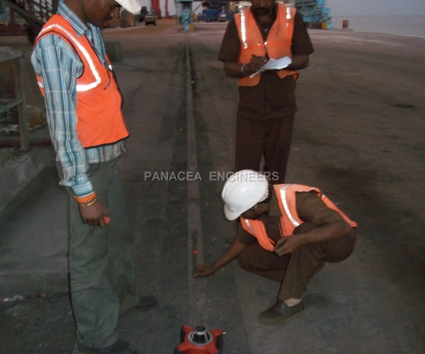 Gantry Rail Survey and Repairs